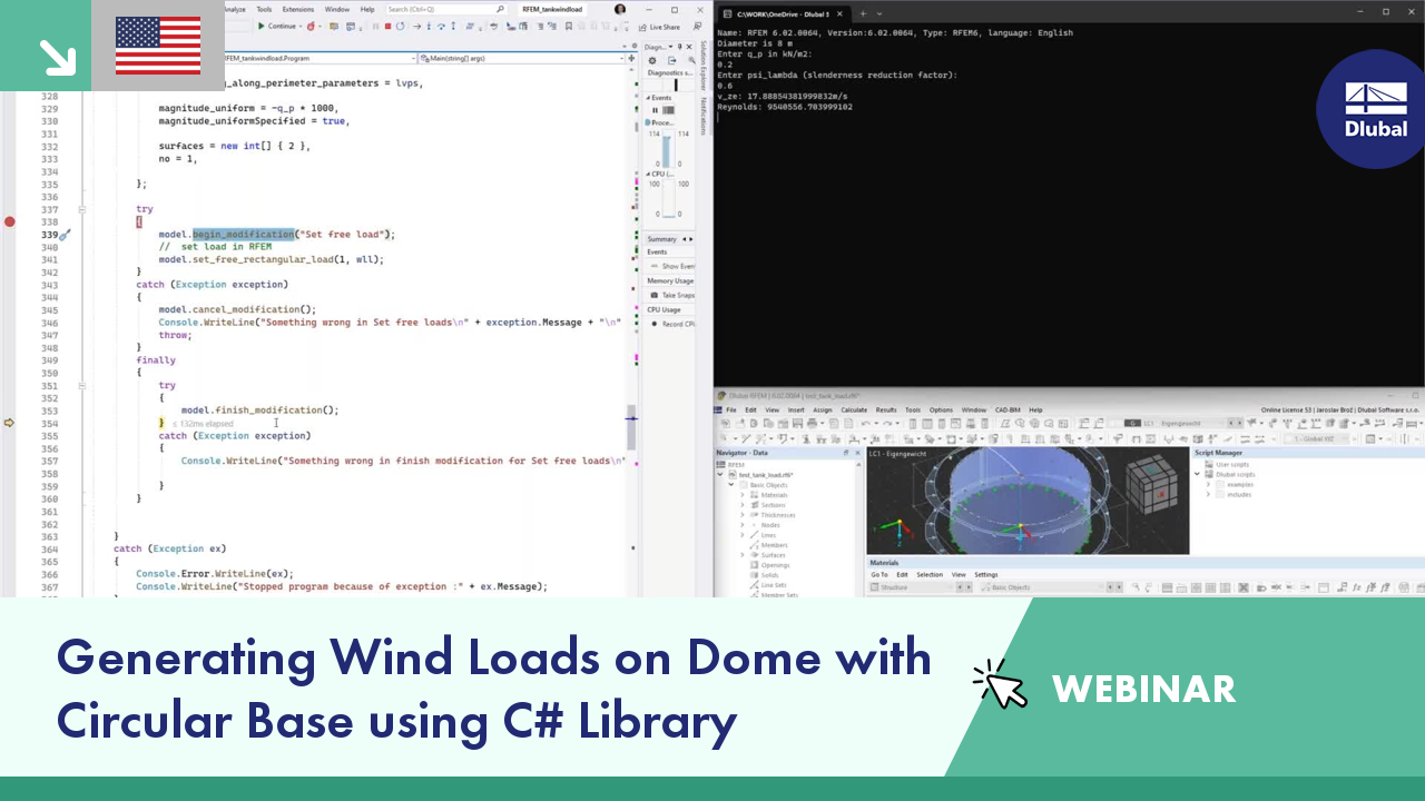 Selections and Wind Loads via API | C# Library | Webinar