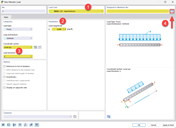 Display of member loads for imperfections due to structural deformation.