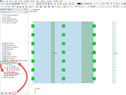FAQ 005385 | For the result documentation, I would like to display the vertical line support results clearly in the top view. What settings...