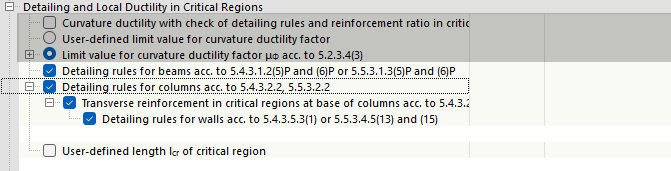 Seismic Configuration – Construction Rules