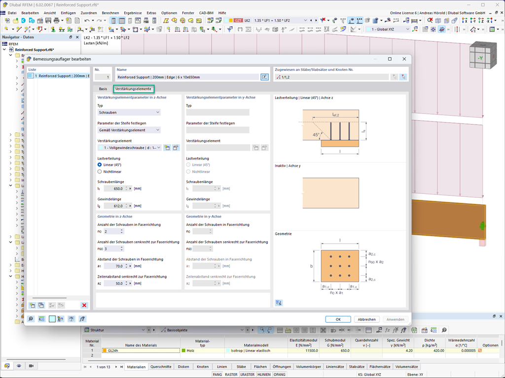 Feature 002633 | Transversal Compression Stiffening Elements for Design Supports