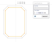 Defining Parallel Lines with Offset