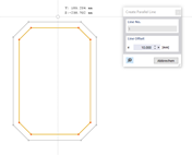 Defining Parallel Lines with Offset