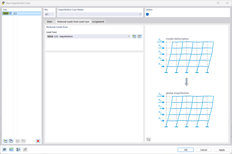 Defining Load Case with Equivalent Loads