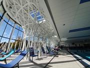 Outdoor and Indoor Swimming Pool AQUAtherm in Straubing, Germany | © Baumruck + Oswald