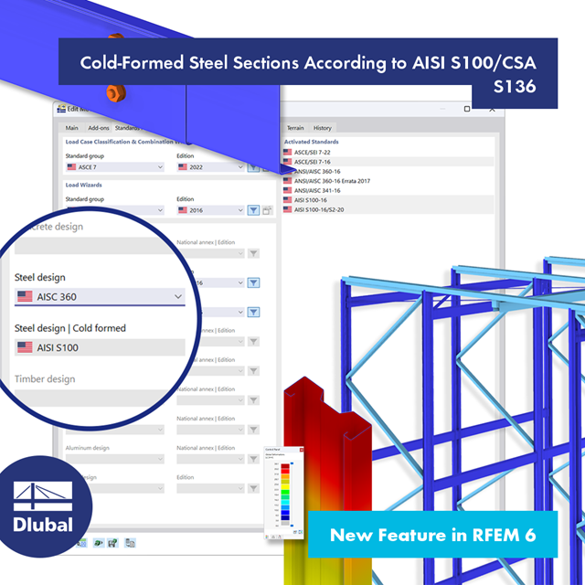 Cold-Formed Steel Sections According to AISI S100/CSA S136