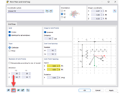 Optimization of grid point distances for fine-tuning model parameters in CAD software.