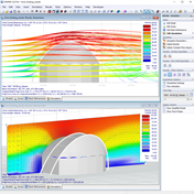 Wind Analysis of Membrane Structure in RWIND