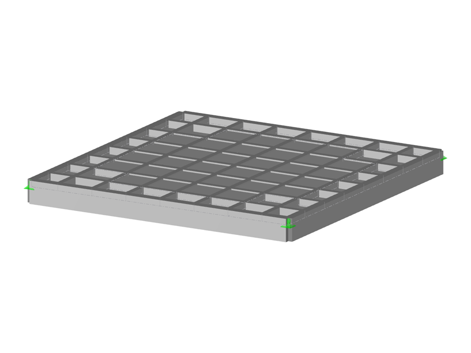 Model 004250 | Bidirectional Ribbed Slab