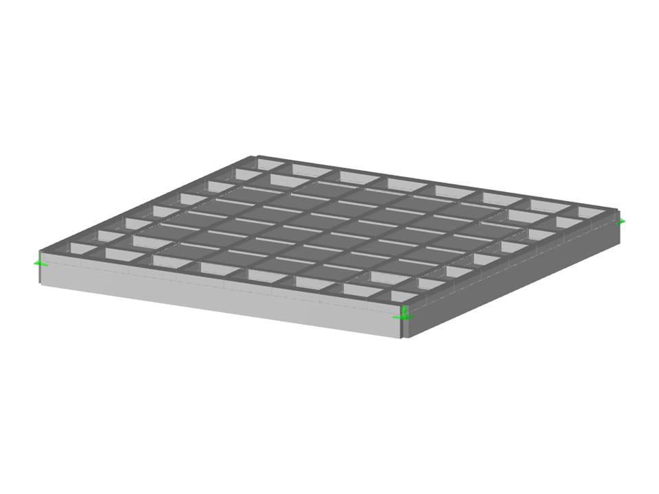 Model 004250 | Bidirectional Ribbed Slab