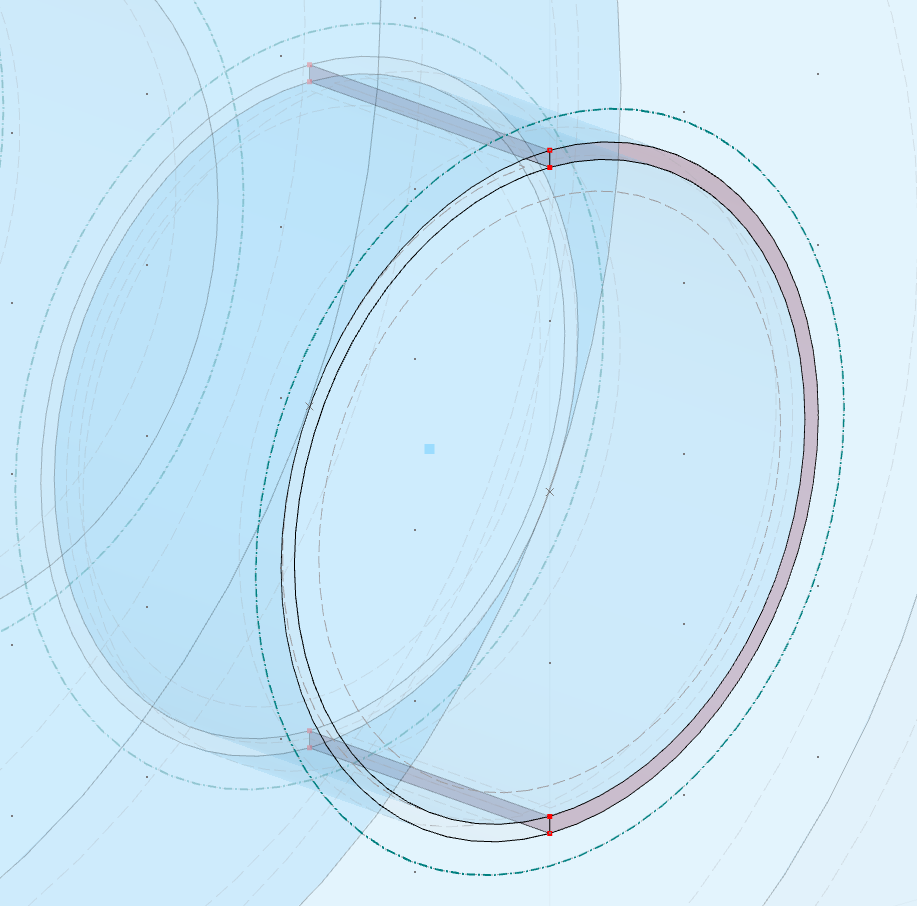 Boundary Surfaces of Contact Solid