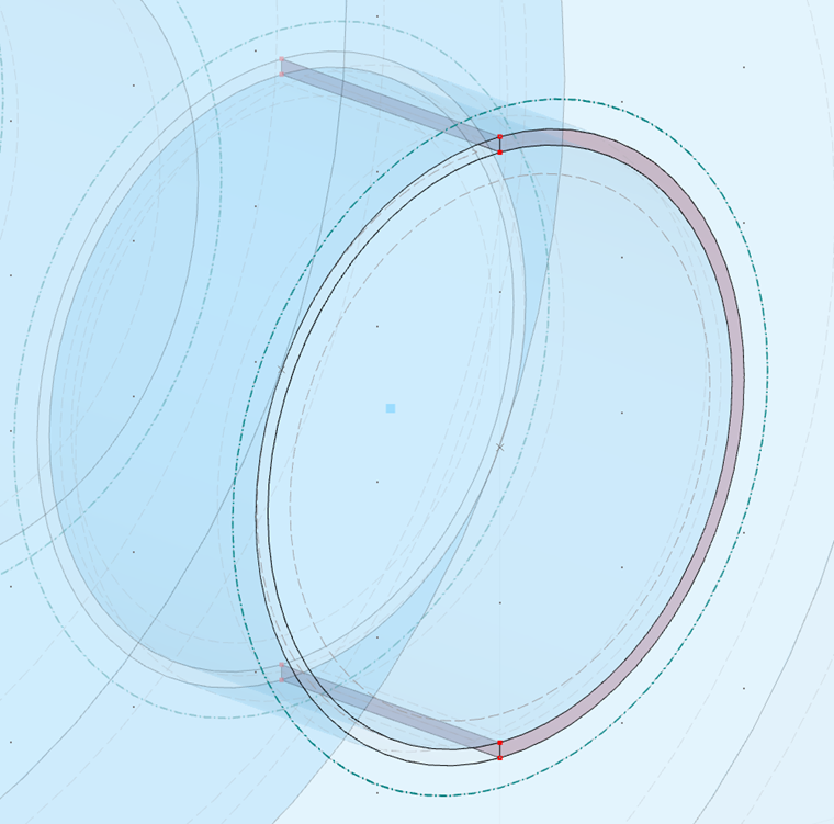 Boundary Surfaces of Contact Solid