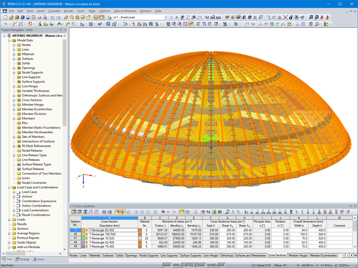 General Structure View (© ARTEMIS INGENIEUR)