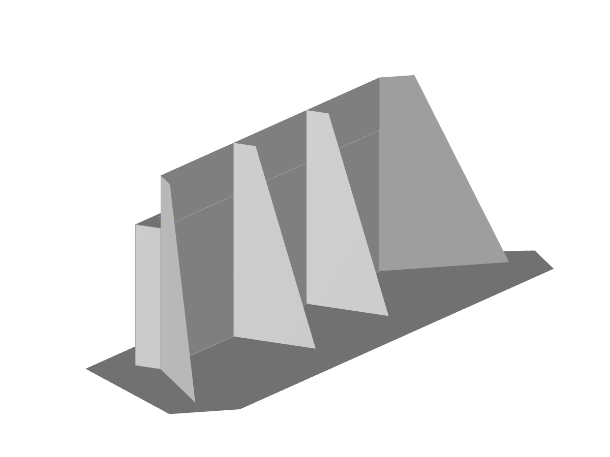 Model 004264 | Bridge Abutment
