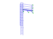 Model 004267 | Marine Ladder with Side Exit