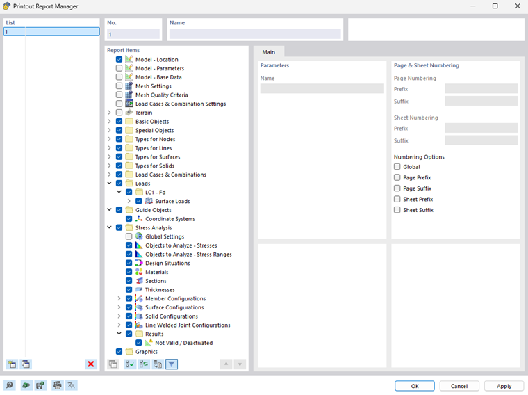 Managing Structural Project Documentation with Printout Report Manager