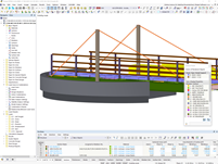 RFEM Model of Airedale Swing Bridge in Closed State