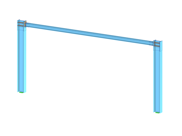 Model 004296 | Steel Frame with Steel Joints
