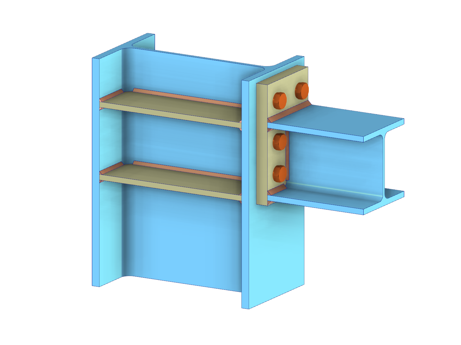 Steel Frame with Steel Joints