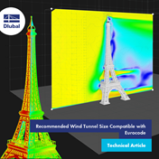 Recommended Wind Tunnel Size Compatible with Eurocode