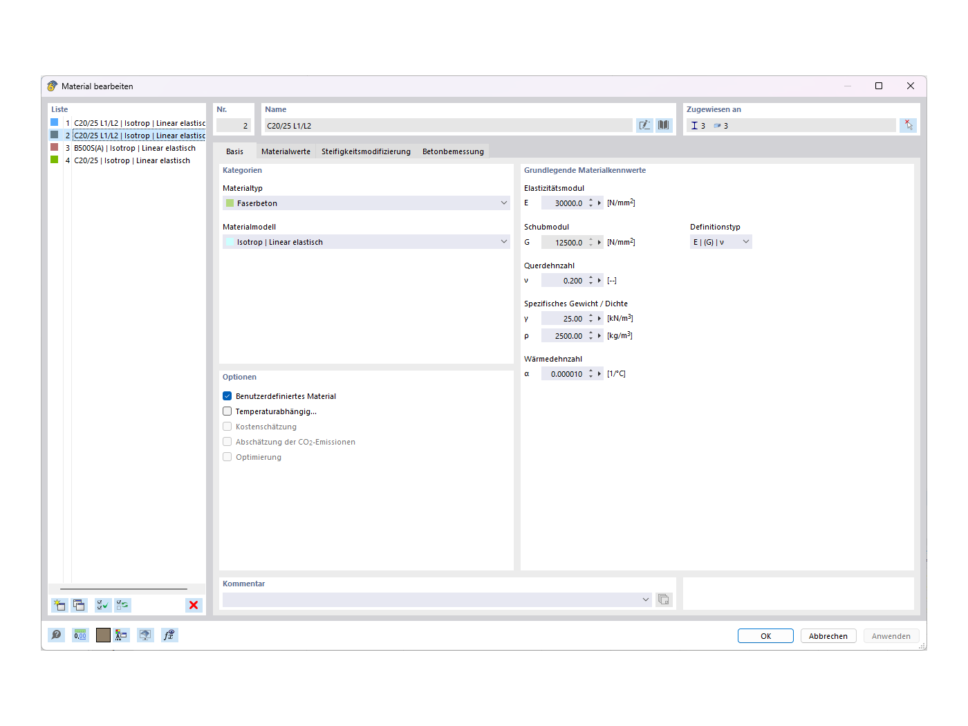 FAQ 005388 | Activating User-Defined Material