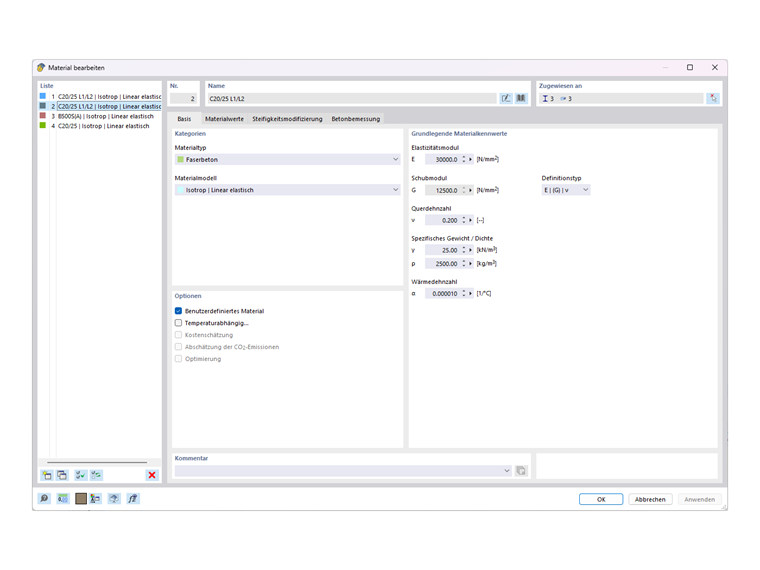 FAQ 005388 | Activating User-Defined Material
