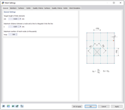 Mesh Settings – General