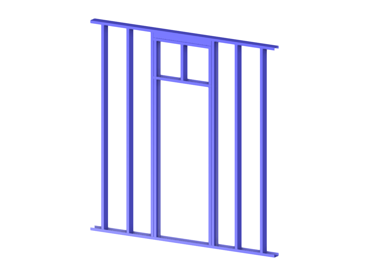 Model 004316 | Steel Frame Panel