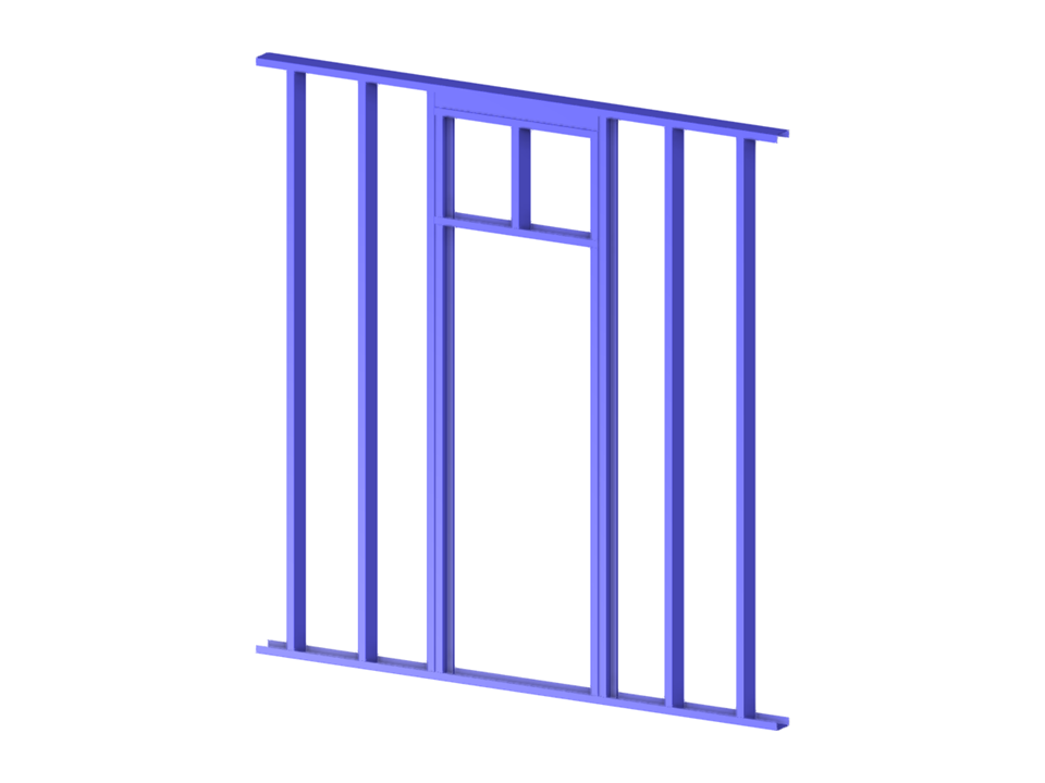 Model 004316 | Steel Frame Panel