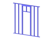 Model 004316 | Steel Frame Panel