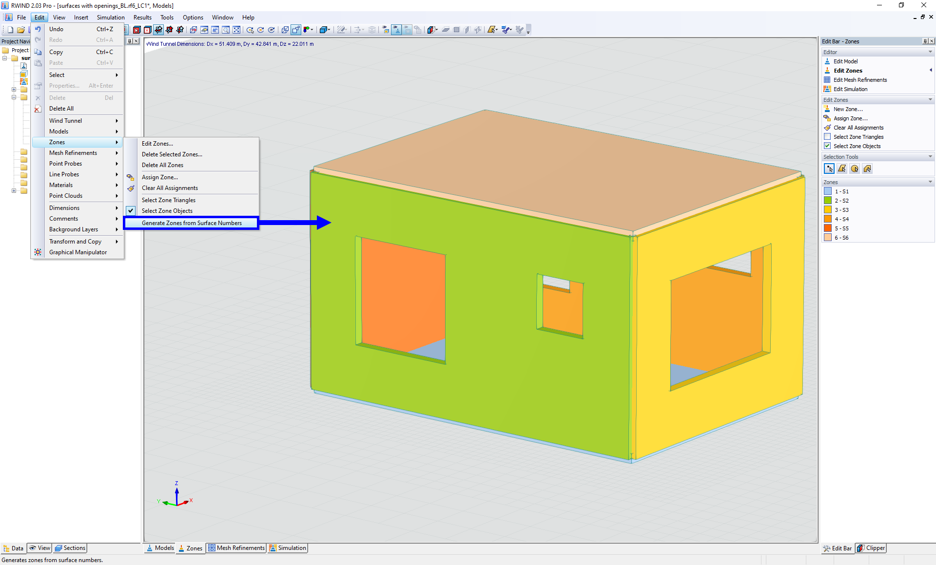 Automatically Generated Zones