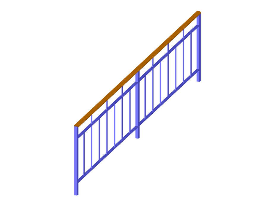 Model 004336 | Metal Railing