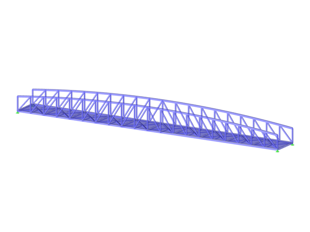 Model 004344 | Howe Truss Bridge