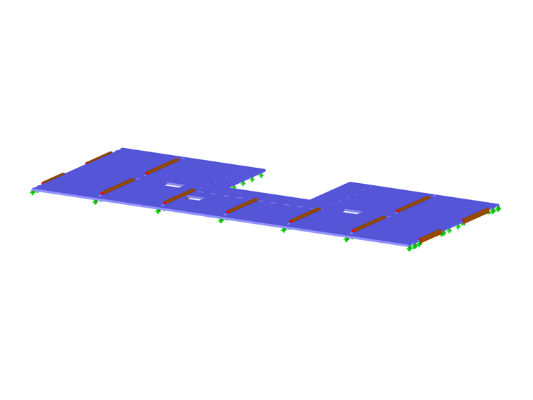 RFEM Model of Cross-Laminated Timber Plate in "Stories" Apartment Building BSH20A , Amsterdam, Netherlands | © PIRMIN JUNG