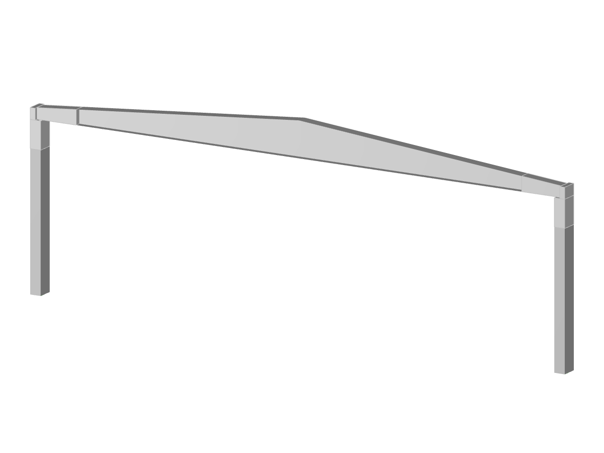 Model 004356 | Precast Concrete Portal Frame