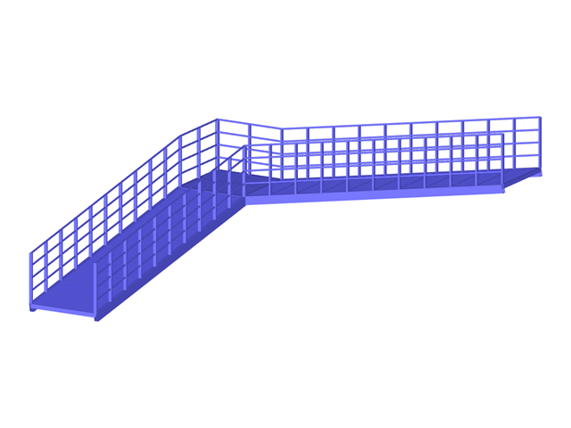 Model 004358 | L-Shaped Ramp with Landing