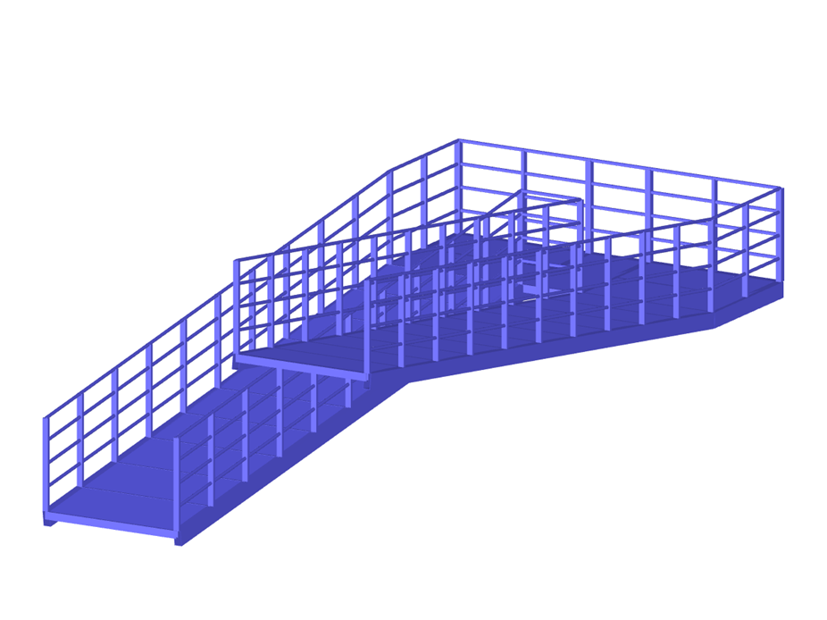 Model 004360 | U-Shaped Ramp with Landing