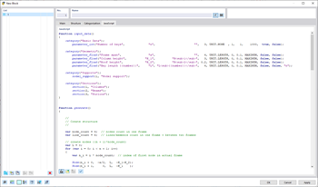 Blocks with JavaScript