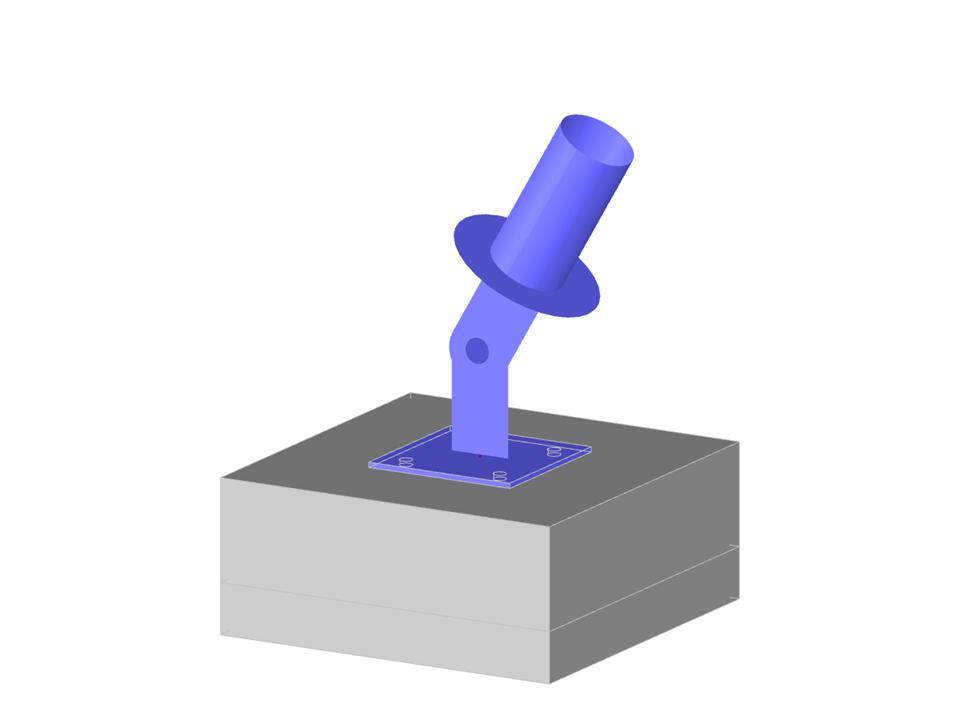 Model 004375 | Anchor Plate for Hinged Column