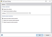 ASF Export Dialog Box