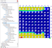 Displaying Values of Required and Provided Top Main Reinforcement