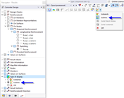 Activating Isoline Display in Navigator or in Toolbar