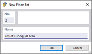 Dialog Box "New Filter Set"