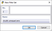 Dialog Box "New Filter Set"