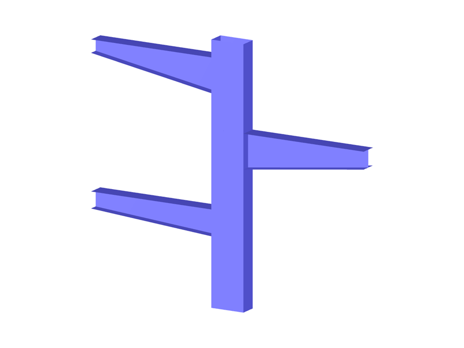 Model 004396 | Column with Cantilevers