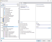Settings for Table Export