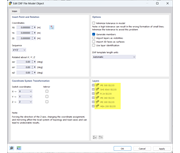 Layer Designations with Cross-Section and Material Names