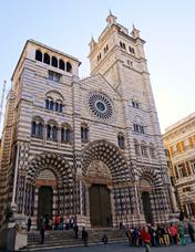 San Lorenzo Cathedral in Genoa, Italy