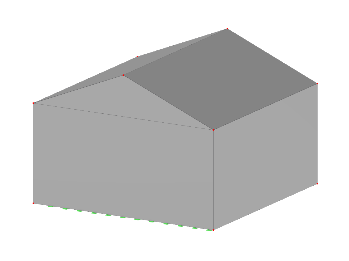 House with Duopitch Roof