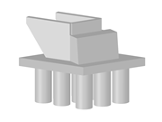 Model 004420 | Bridge Abutment